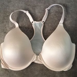 Cute pink front close racer back maidenform 36D